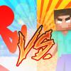 Red Stickman vs Monster School